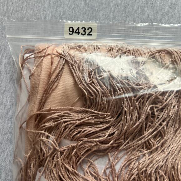 ASOS Fringe Halter Strappy Slip Dress - Women's Size 6 - Peach - Picture 14 of 14